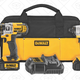 Buy DEWALT 20-Volt MAX Li-Ion 3.0 Ah Hammer Drill and Impact Driver Combo Kit, Get a Bare Tool of Your Choice Free | $294 | Amazon